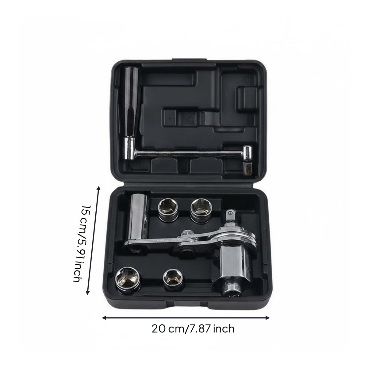 Wheel Lug Wrench Set Long Handle Tire Lug Wrench Set Metal