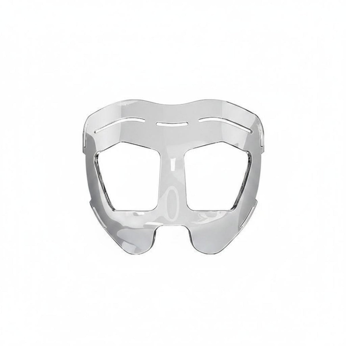 Anti-Collision Transparent Basketball Face Guard Shock Resistant Clear Basketball Face Mask Lightweight Sports Safety Gear Adjustable for Football, Training