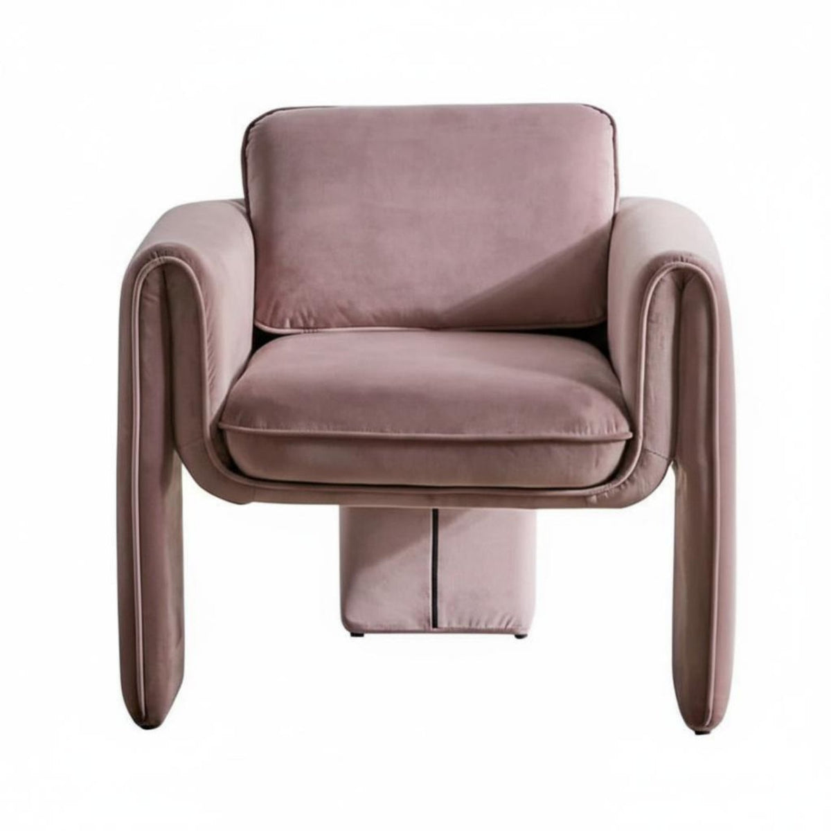 Upholstered Barrel Chair Ergonomic Backrest accent Seating Spacious Design No Assembly Required for Interior Designers, Bedroom