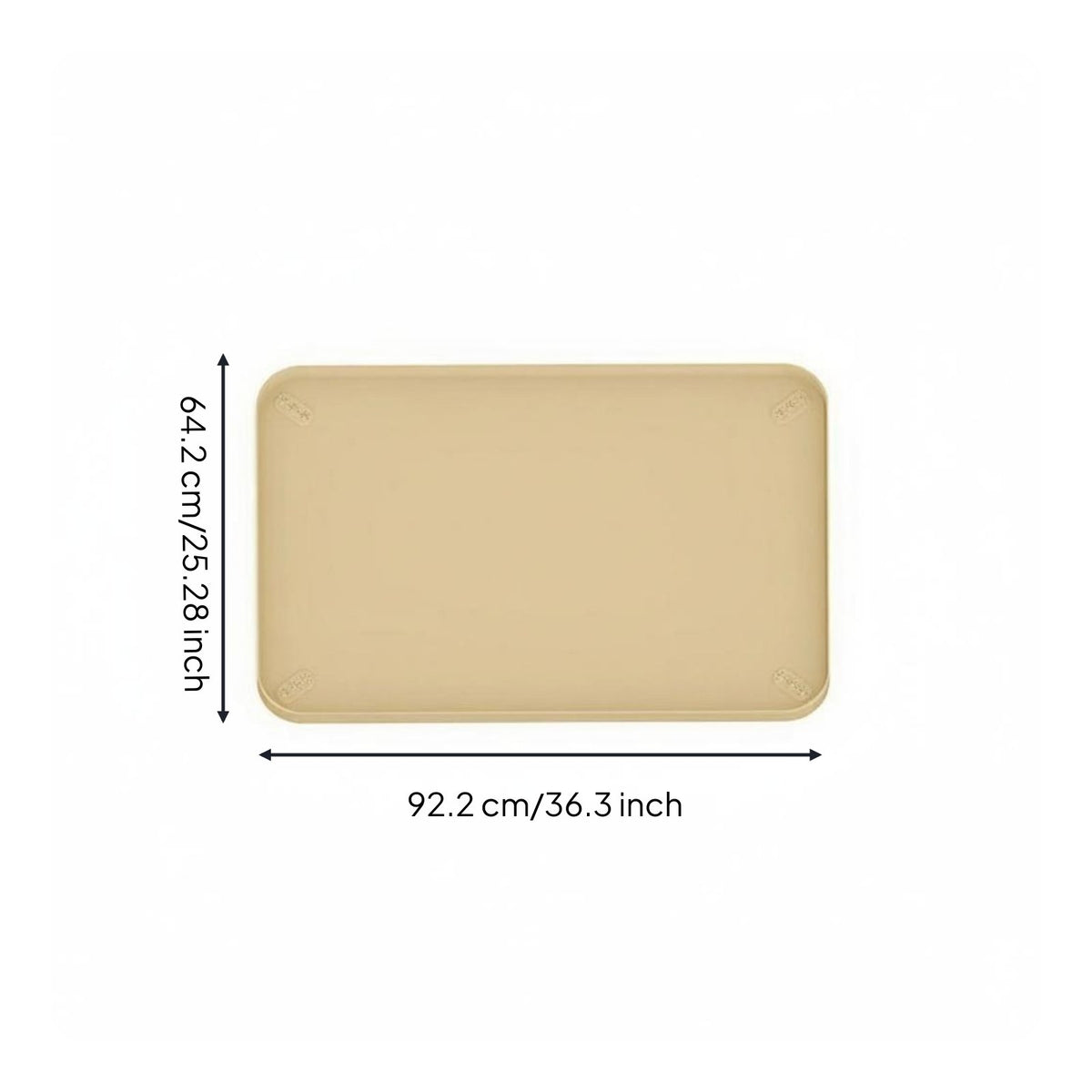 Silicone Pee Mat Easy to Clean Non Slip Potty Mat Leakproof for Indoor