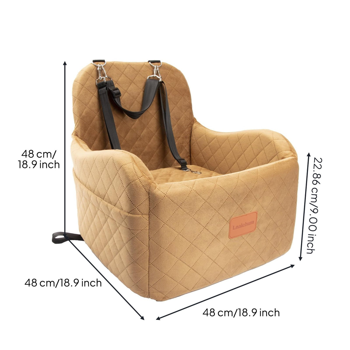 Dog Car Booster Seat Safety Tether Dog Booster Seat Safe Harness Straps for Dogs