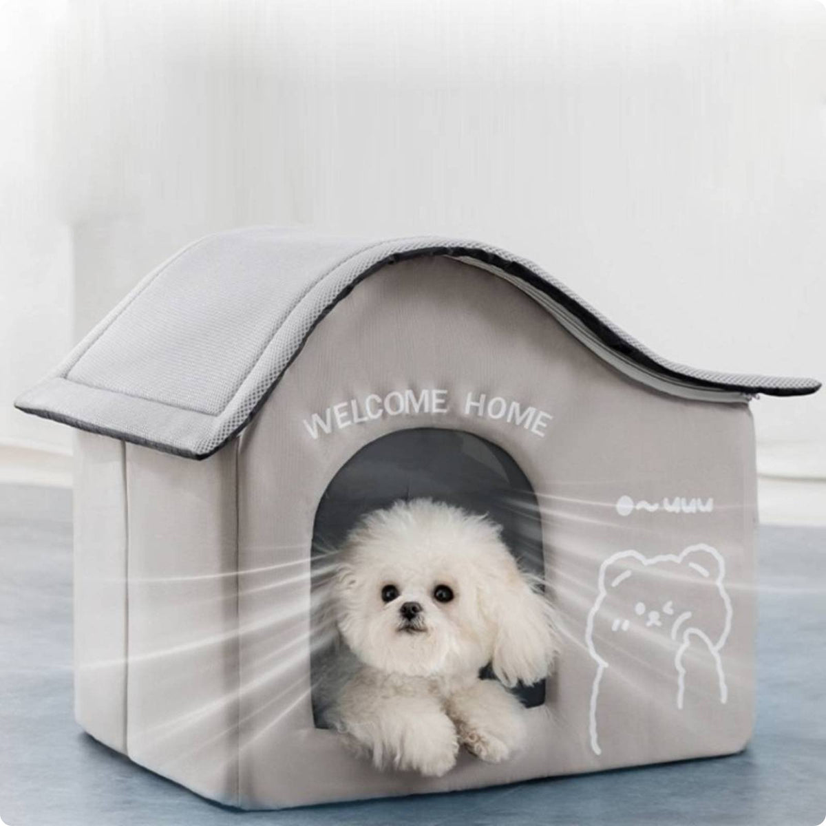 Ice Pack Pet House Portable Air Conditioned Pet Nest Sturdy for Cats