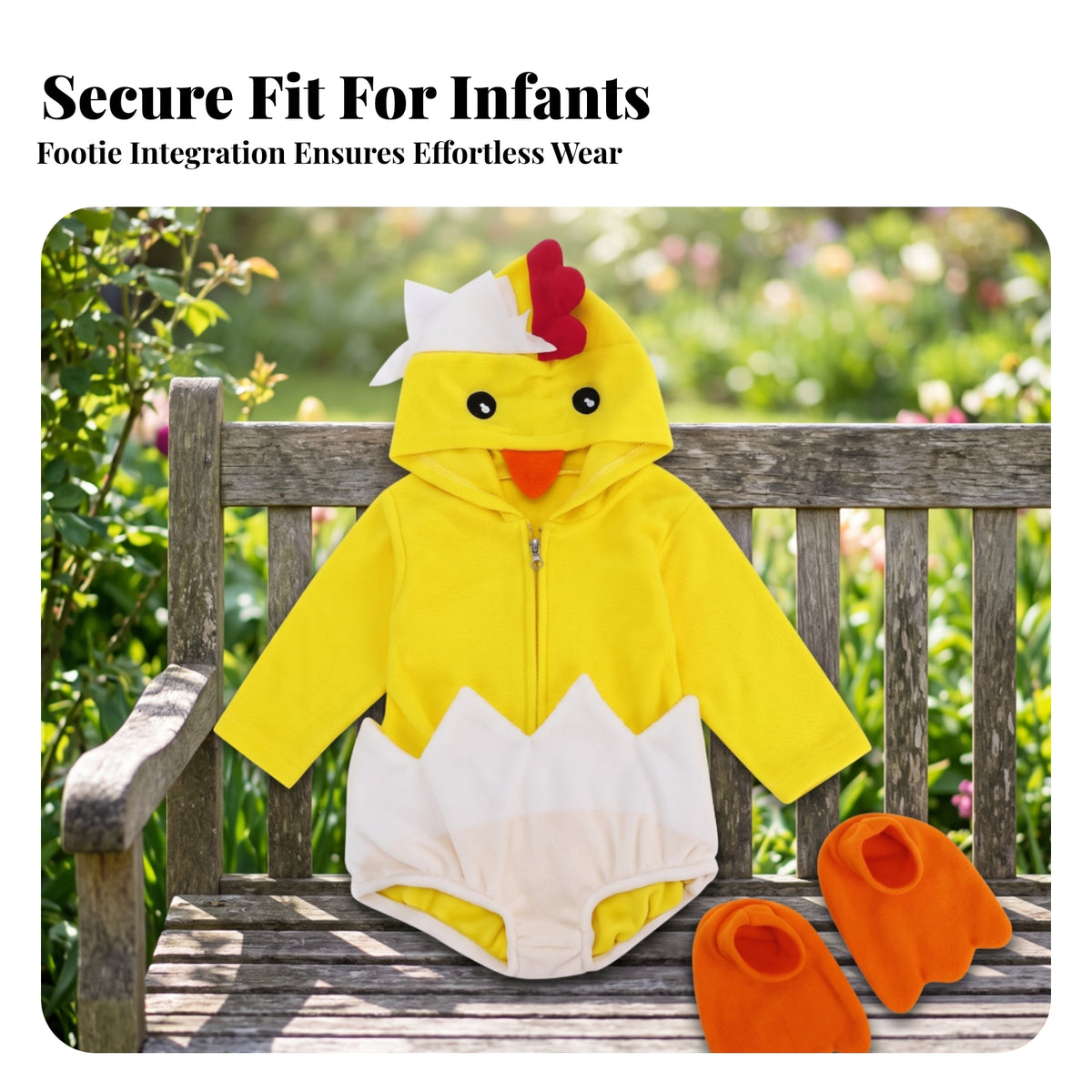 Fleece Infant Chick Costume