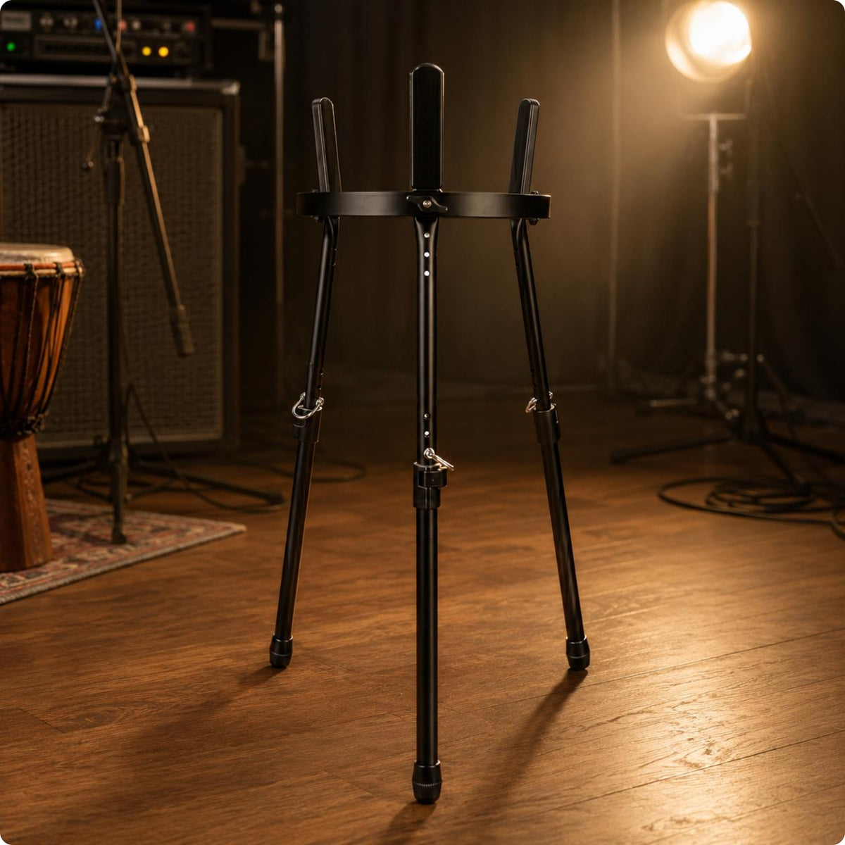 Hand Drum Stand Foldable Adjustable Drum Stand Portable Instrument Support