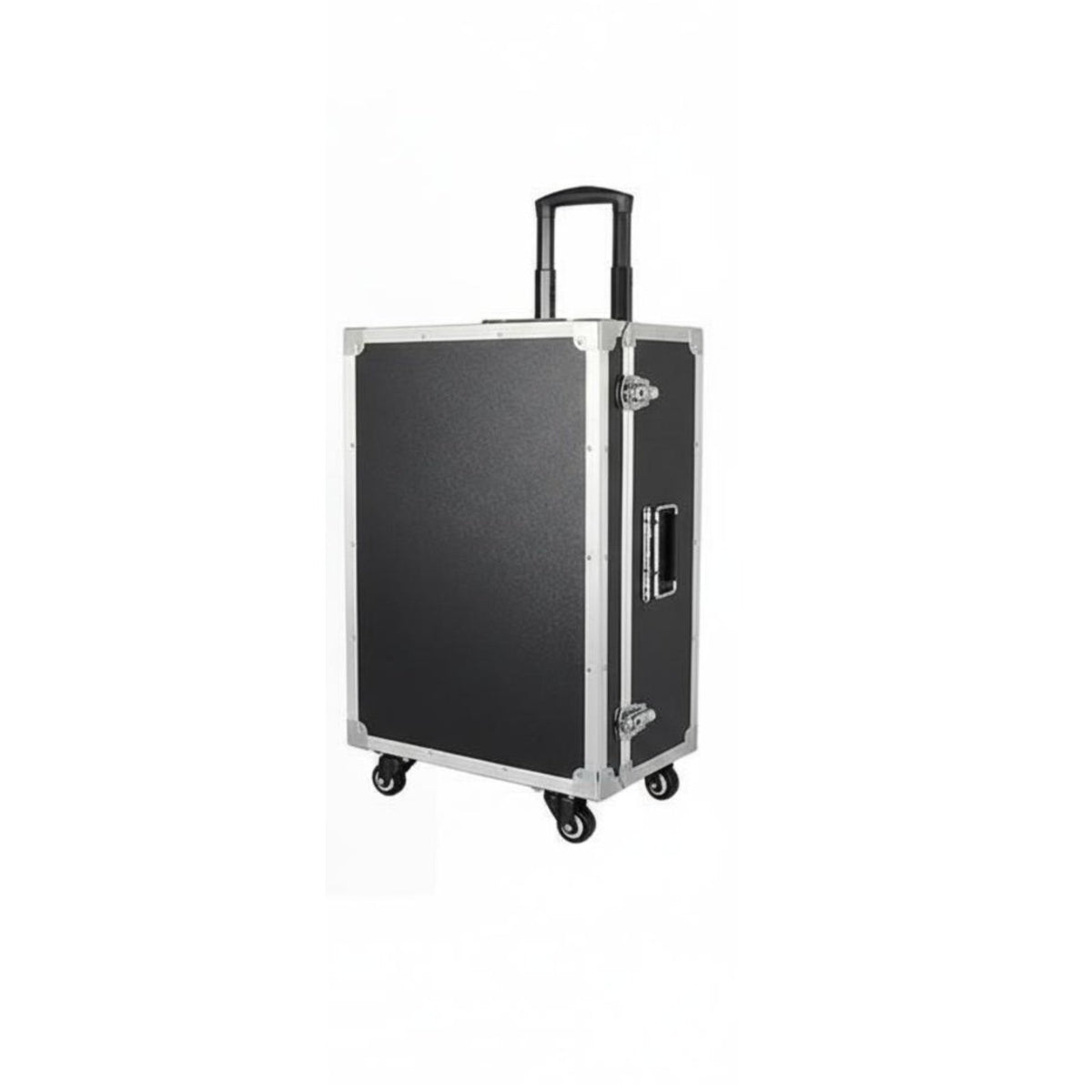 Wheeled Flight Case Removable Dividers Rolling Utility Chest for DIY Enthusiasts