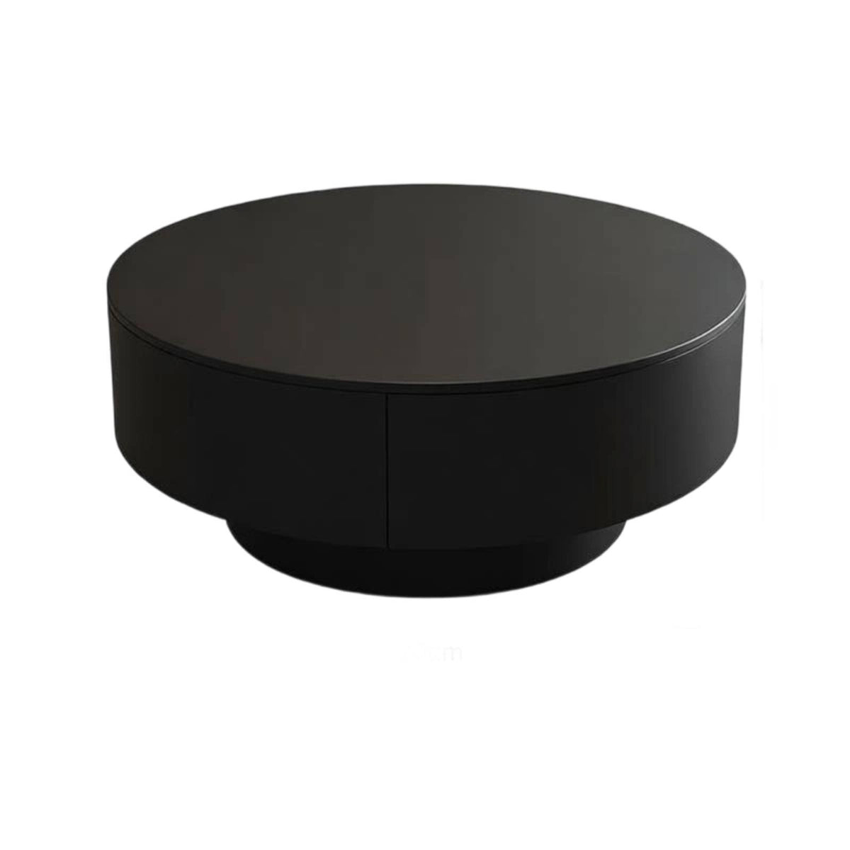 Modern Minimalist Sintered Stone Coffee Table Set, Round Storage Table, Luxury Living Room Furniture for Small Spaces