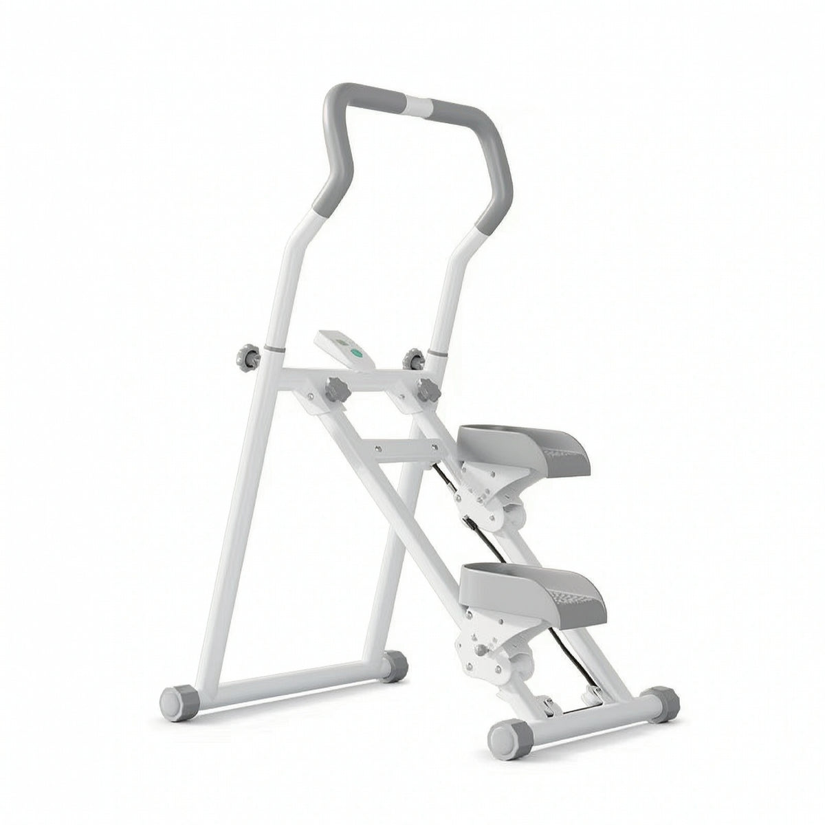 Stair Stepper with Handlebars Foldable Stepper with Handlebars Space-Saving Climbing Exercise Machine for Adults, Home Gym, Apartment