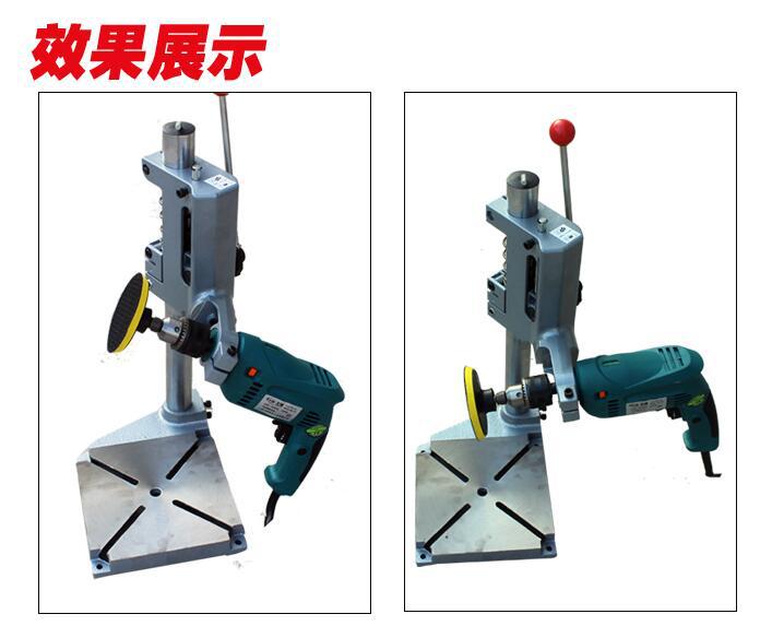 Mini-Qiang BG-6112 Deluxe Drill Stand with Gear Reduction