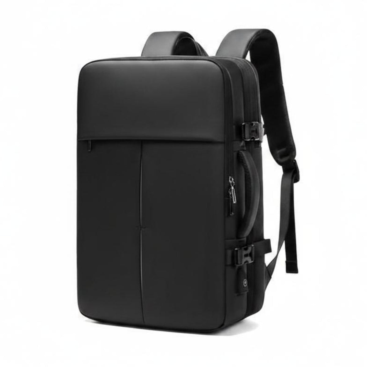 Business Backpack Multi Compartment Laptop Backpack Clean Contemporary Design Computer Bag for Men, Office