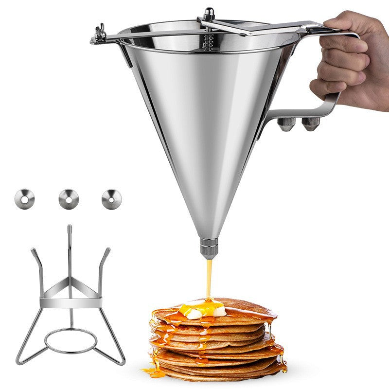304 Stainless Steel Batter Dispenser Funnel for Octopus Balls