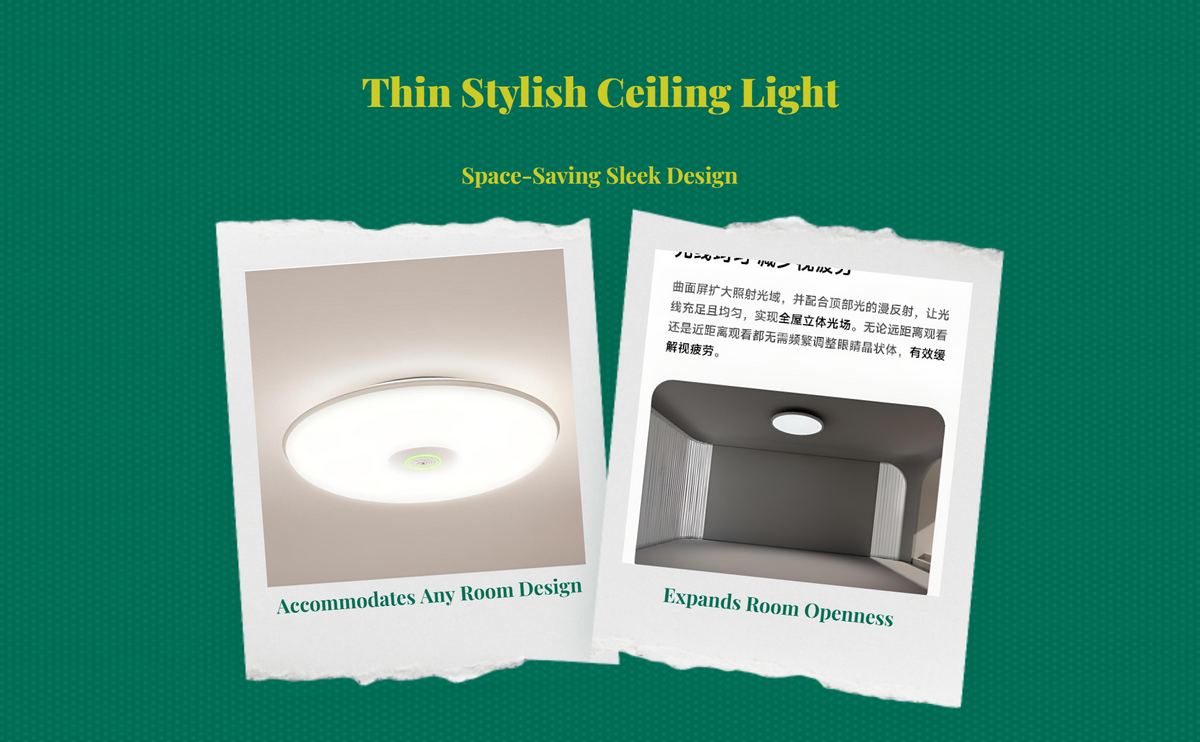 Dimmable LED ceiling light