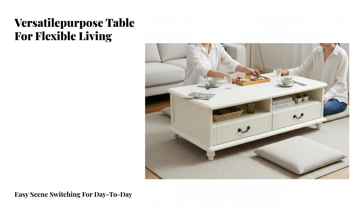 two-in-onePurpose Design elevateTop Coffee Table Space-Saving Storage Furniture Modern design Easy Assembly for Apartment Dwellers, Homeowners, Office Workers, Living Room, Small Apartments, Dining Area