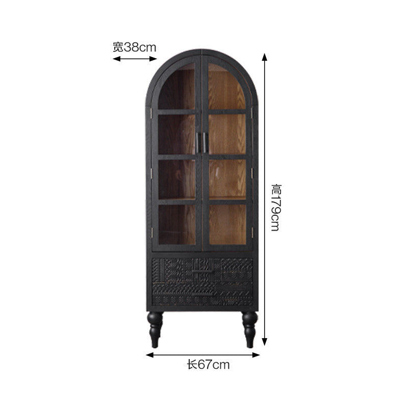 Carved High Cabinet