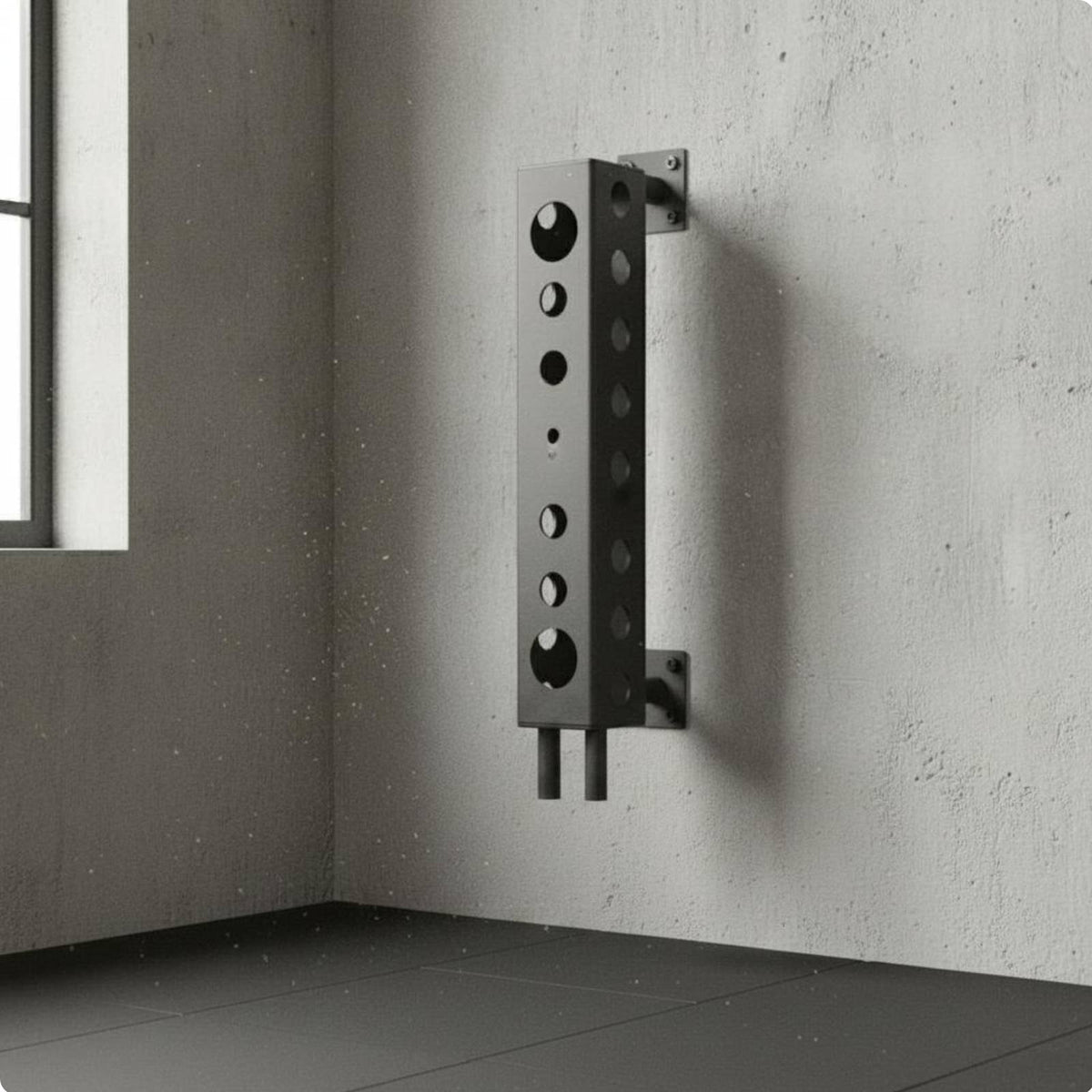 Multifunctional Wall Column Space-Saving Wall Mount Upright Rack Expandable
