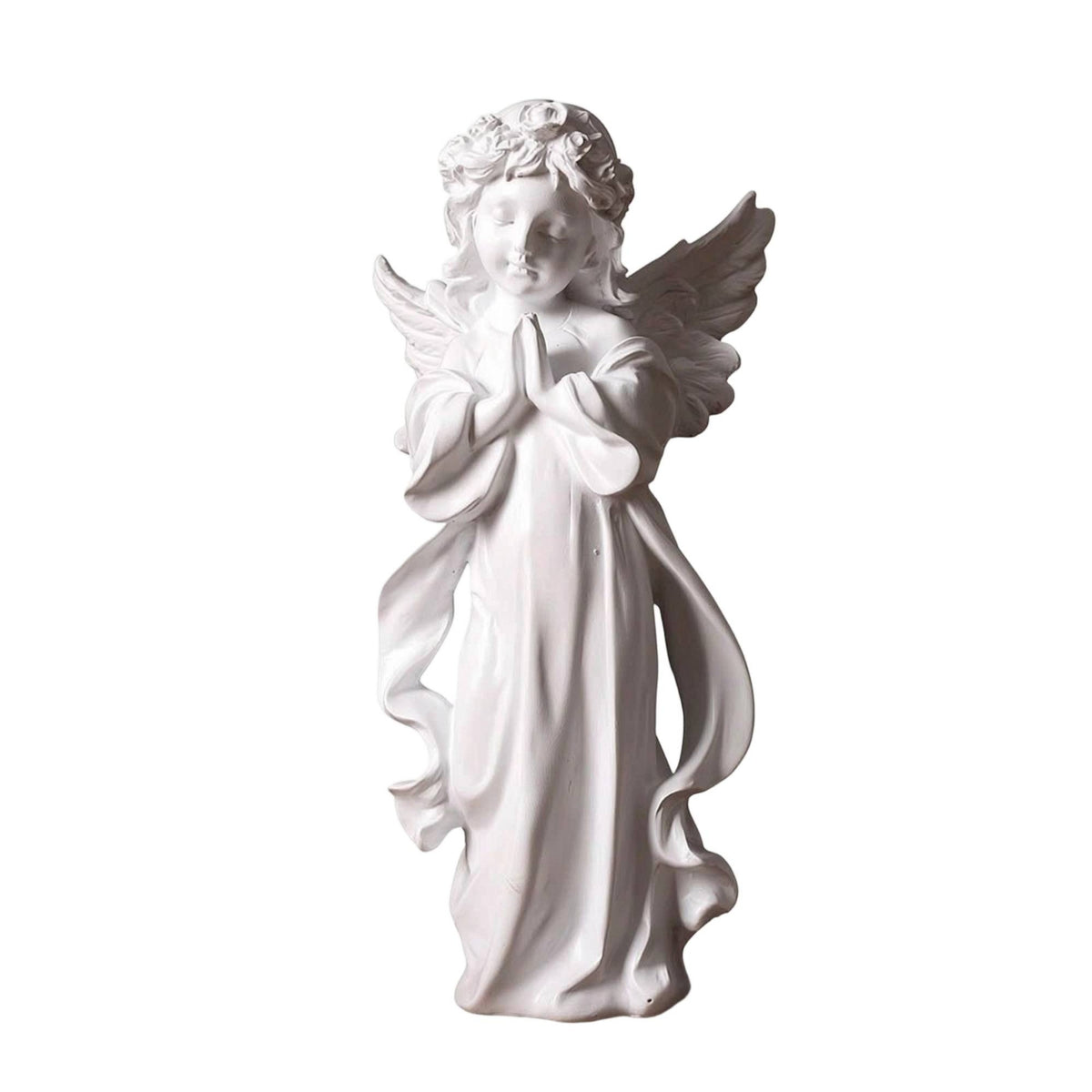 Resin Angel Figurine Sculpted Angel Figurine Tabletop