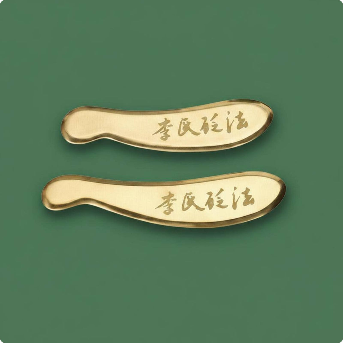 Gua Sha Tool Hand Polished Brass Gua Sha Tool Easy to Clean for Home Care
