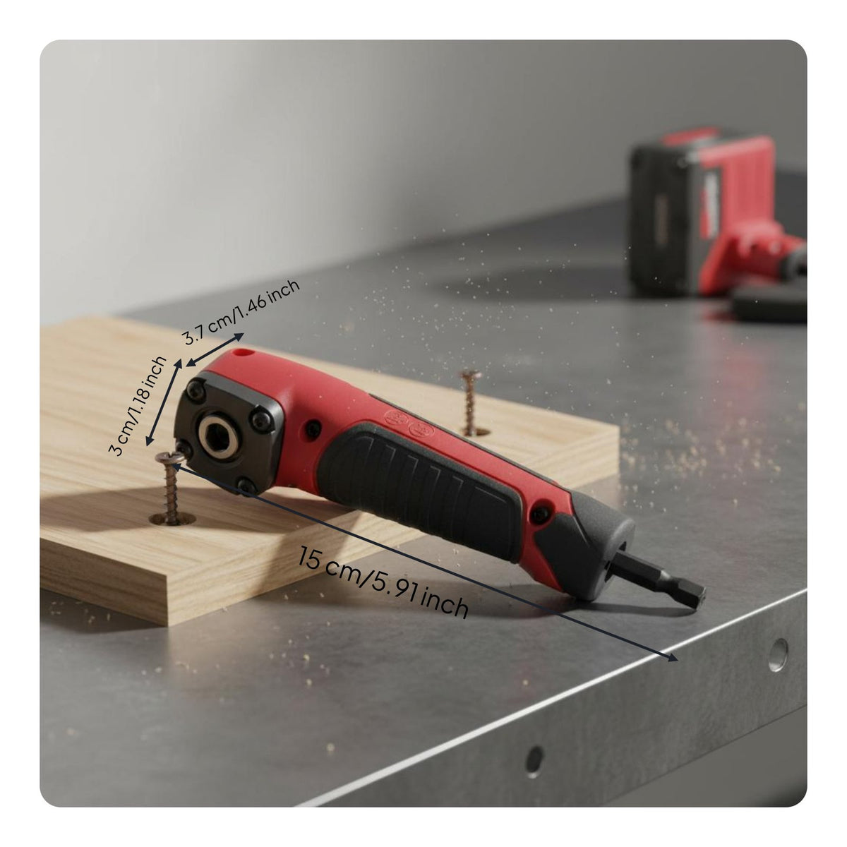 90-Degree Screwdriver Adapter Multi Functional for Tight Confined Areas