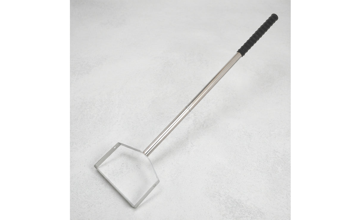 Beach Rake with Mesh Bag Stainless Stainless Shore Rake Rake Long Handle Digging Tool for Shelling Collectors, Clamming