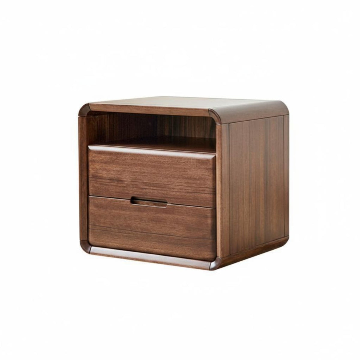 3-Drawer Nightstand Modern Design 3-Drawer Storage Cabinet Sturdy Frame for Home