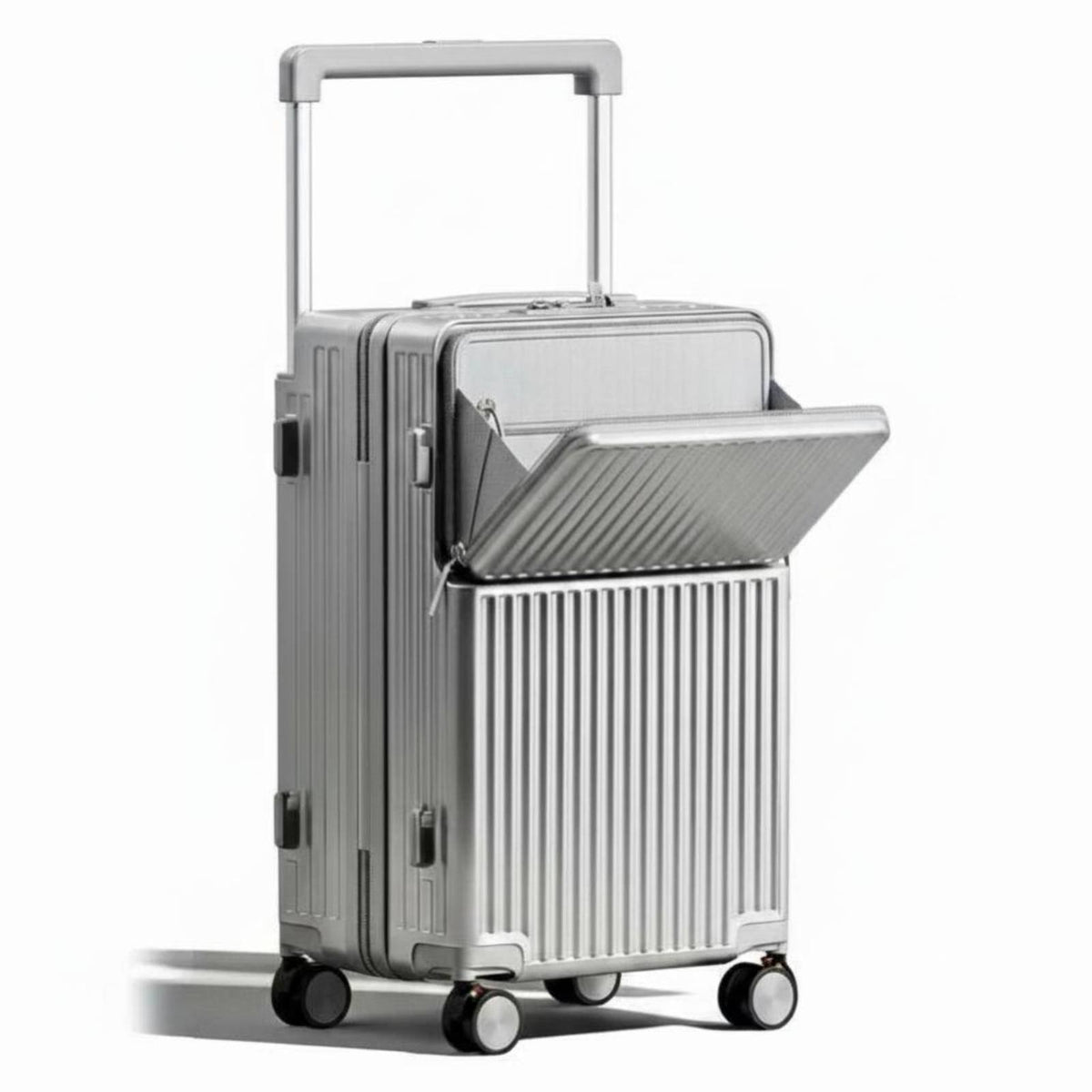 20 Inch Carry-on Suitcase Airport Security Approved Lock Carry-on Luggage Quiet