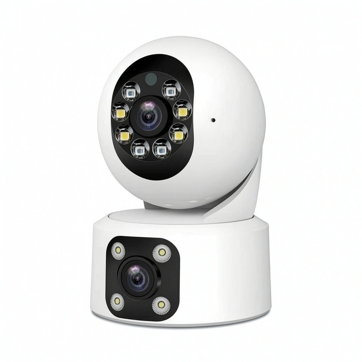 Two-Way Audio Twin-lensLens Camera Color Indoor Camera 1080p Real-Time Monitoring for Homeowners, Parents, Pet Owners