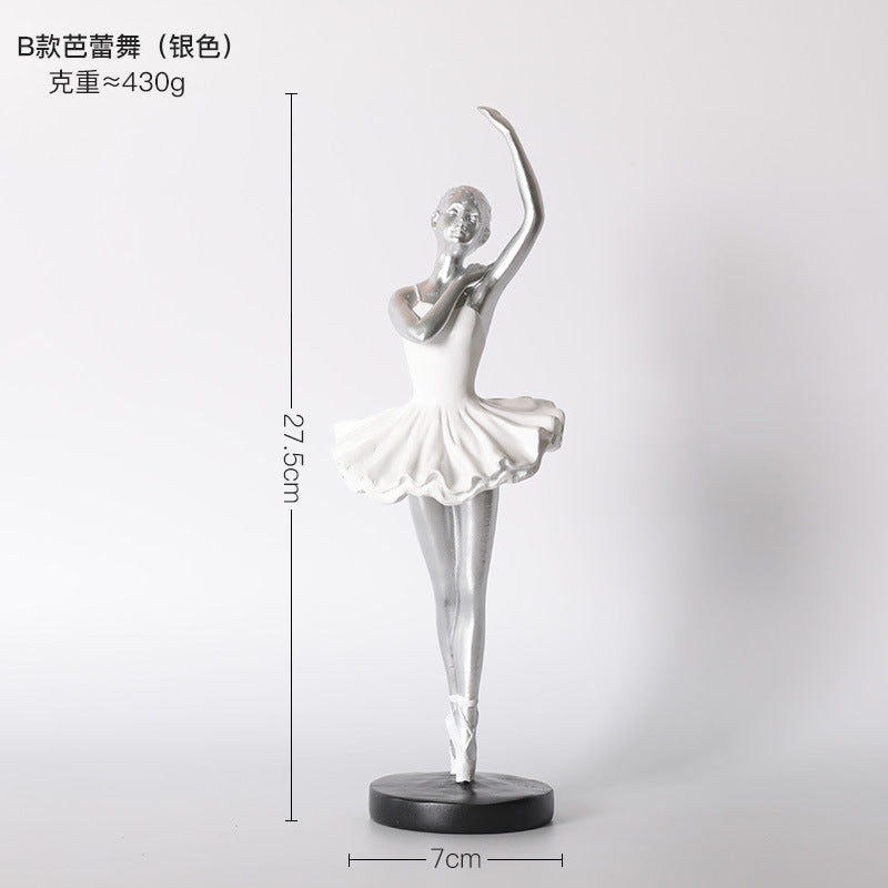 Silver Ballet Girl B