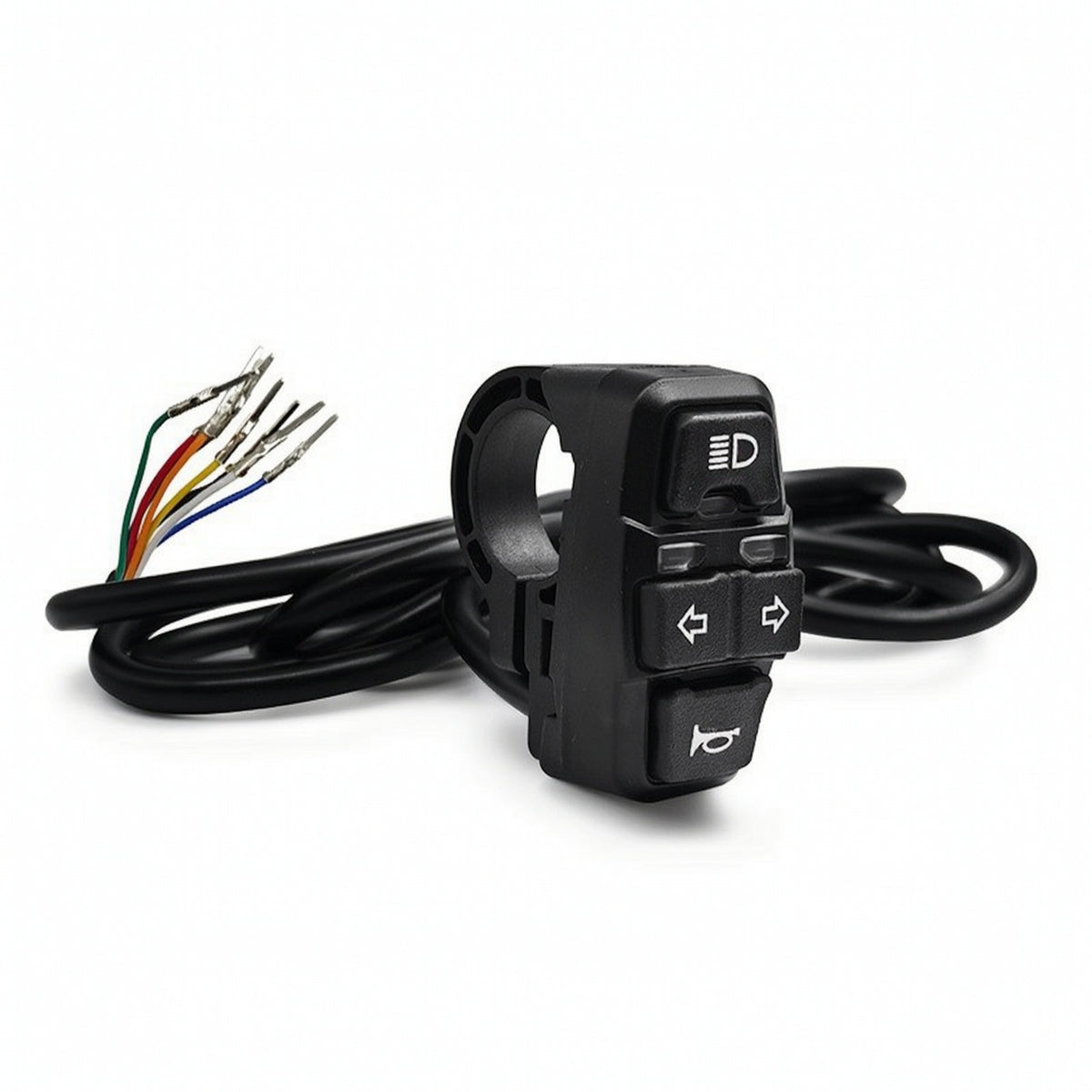 Multi-Function Motorcycle Switch Set Clamp-on Handlebar Control Switch Universal Easy to Install for Commuters
