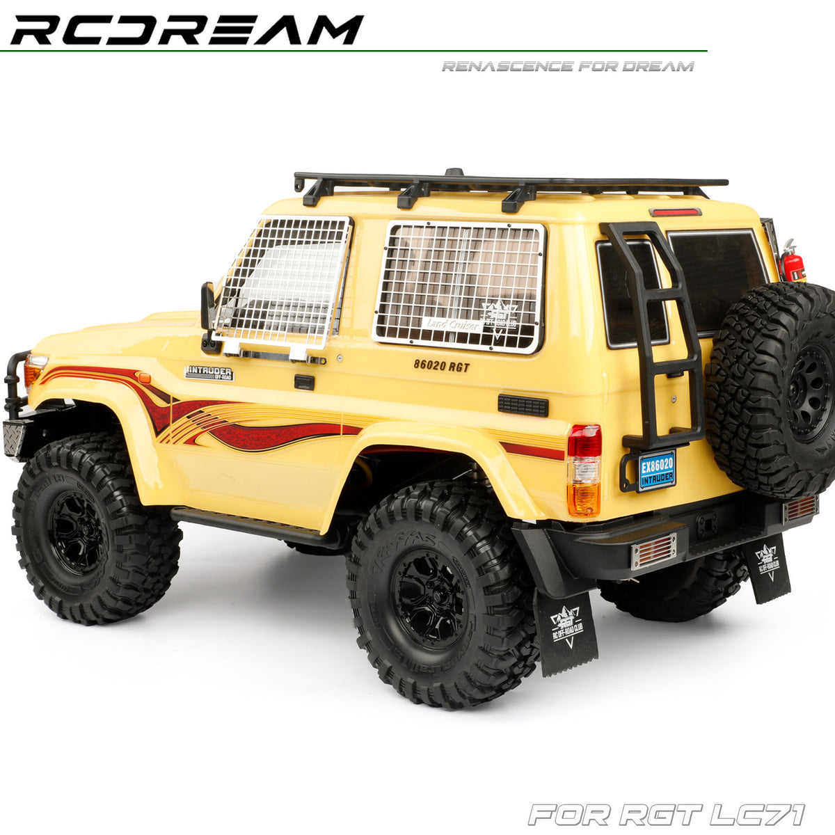 RCDream 1/10 RGT LC71 Folding Side Window Mesh Guard