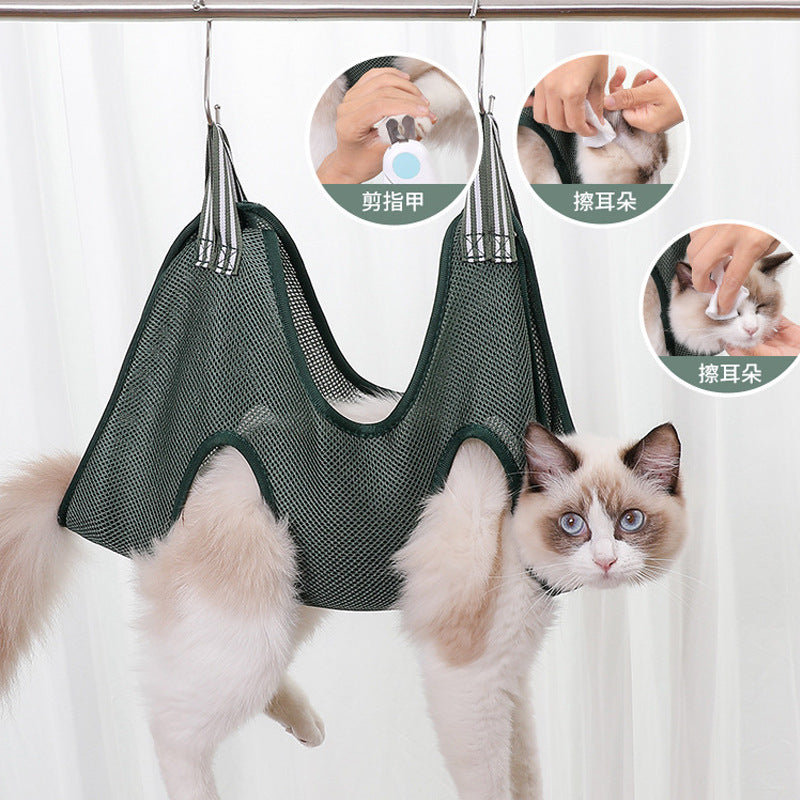 Pet Grooming Hammock for Dogs and Cats, Nail Trimming Aid, Small to Medium Pets