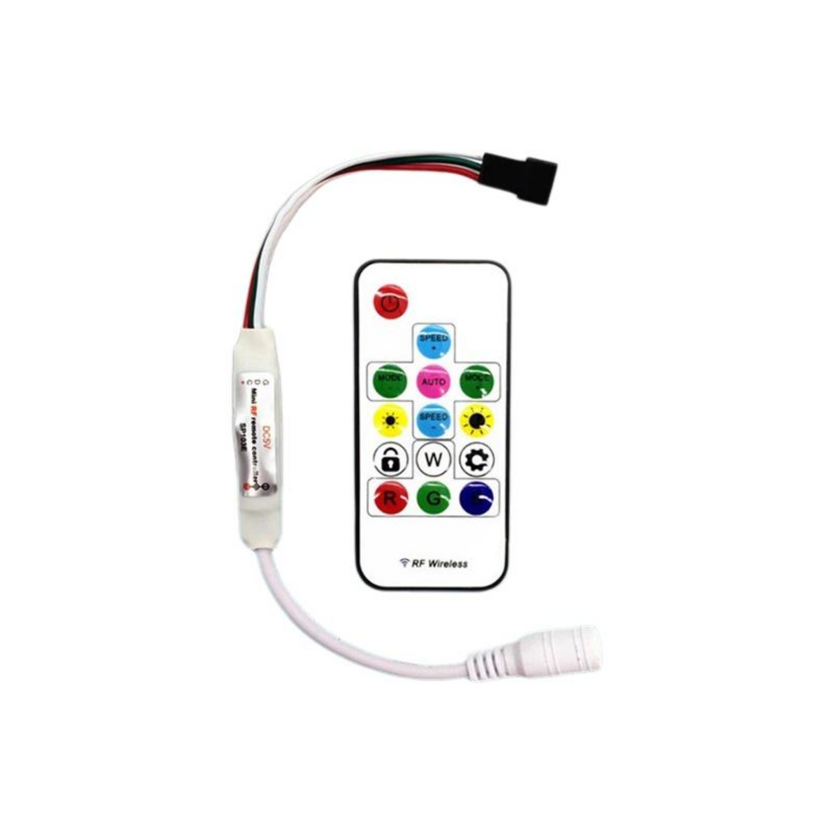 WS2812 Ultra-Narrow RGB LED Strip, Individually Addressable