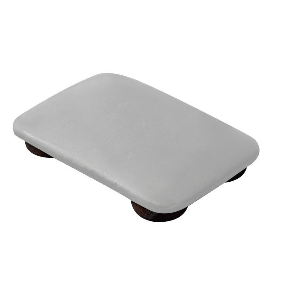Low-Height Padded Stool Soft Floor Stool Long-Lasting Footstool with Padded Seat Soft for Bedroom, Reading Corner