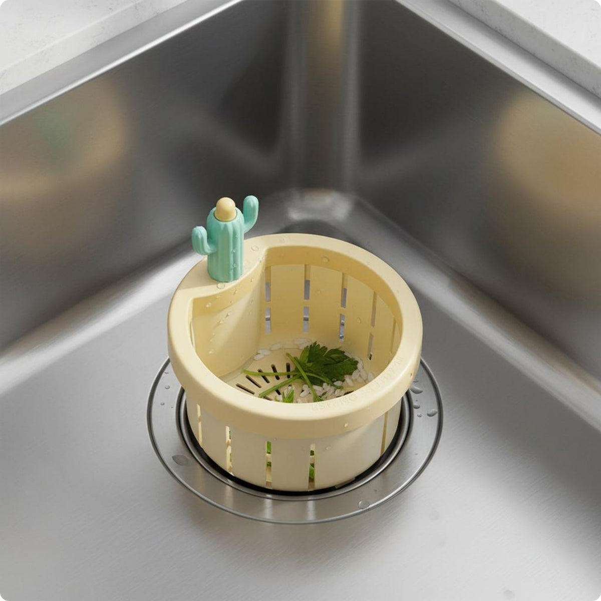 Cactus Sink Filter Removes Food Scraps Home Accessory Anti-Clogging