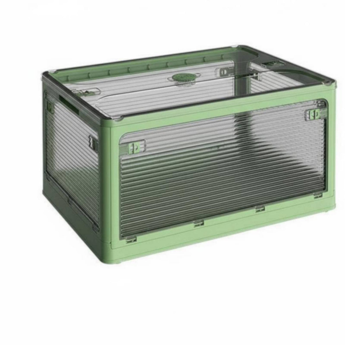 Collapsible container with Front Doors clear Panels for removedice, Garage, Students