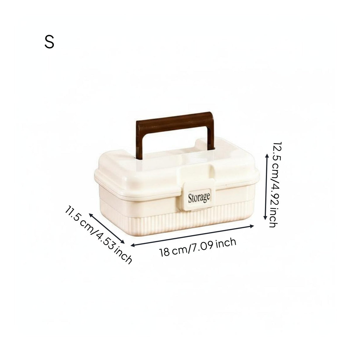 Portable Medicine Box Lidded Medicine Storage Box Sturdy