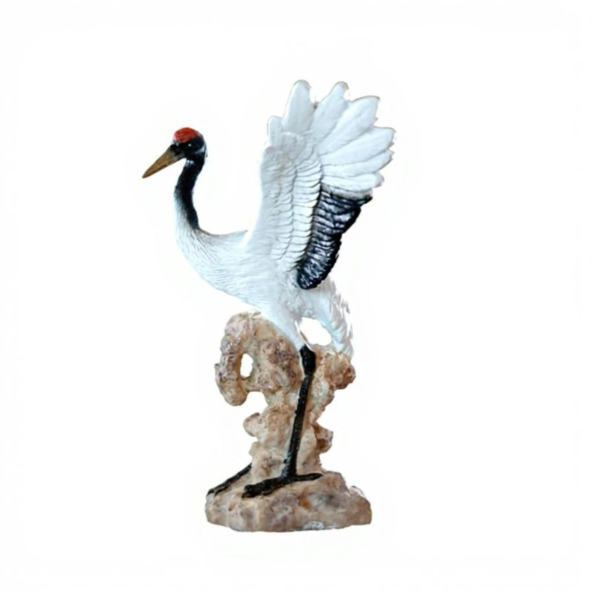 Resin Crane Figurines for Landscape and Miniature Decor