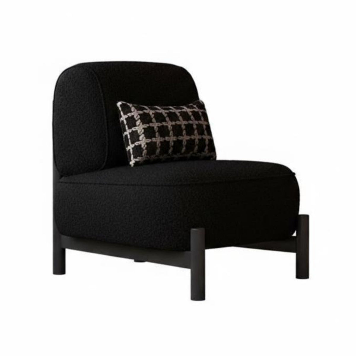Chunky Single-Seater Sofa Wabi-Sabi Design Armchair high-end aesthetic Comfortable Seating for Homeowners, Business Owners