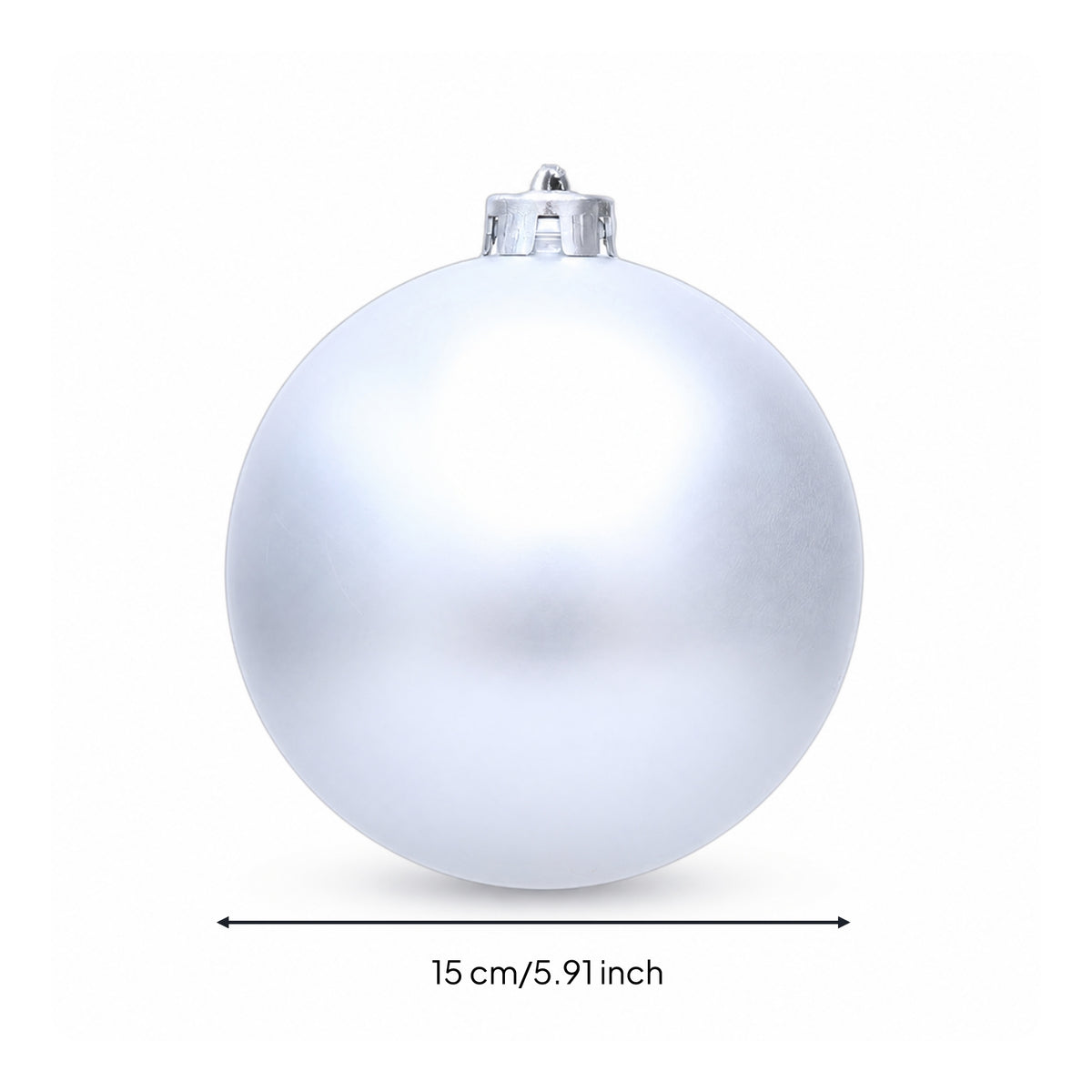 Christmas Ornament Ball Matte Christmas Ball Ornaments Ornament with Hanging Cap Decorative for Window Displays, Party Decor