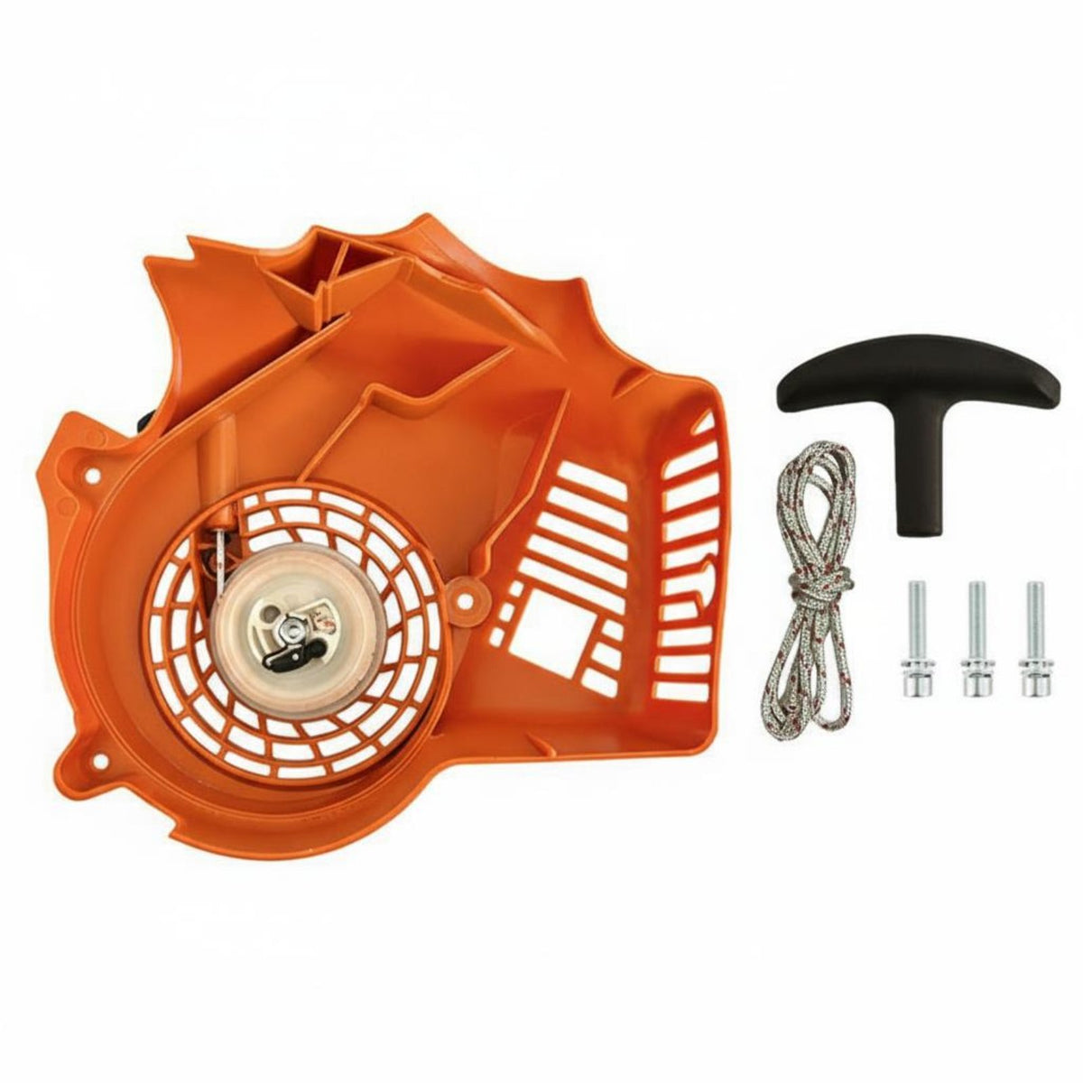 6 Pieces BG50 Retractable Starter Expertly Crafted Retractable Starter Assembly Includes Screws Engine Pull Start Assembly