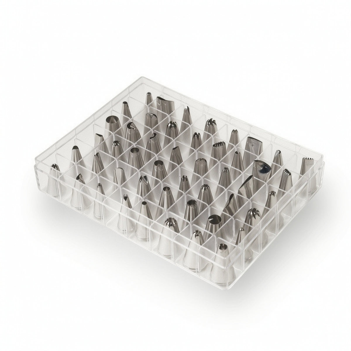 48 Pieces Piping Tip Set with Storage Case Organized Cake Decorating Kit