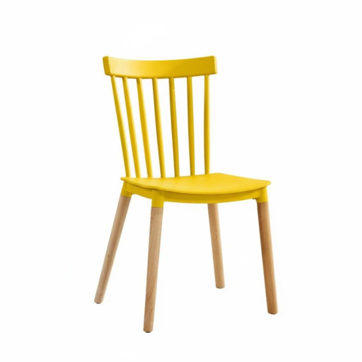 Spindle Back Chair Nordic Aesthetic Seating Furniture Long-Lasting Construction