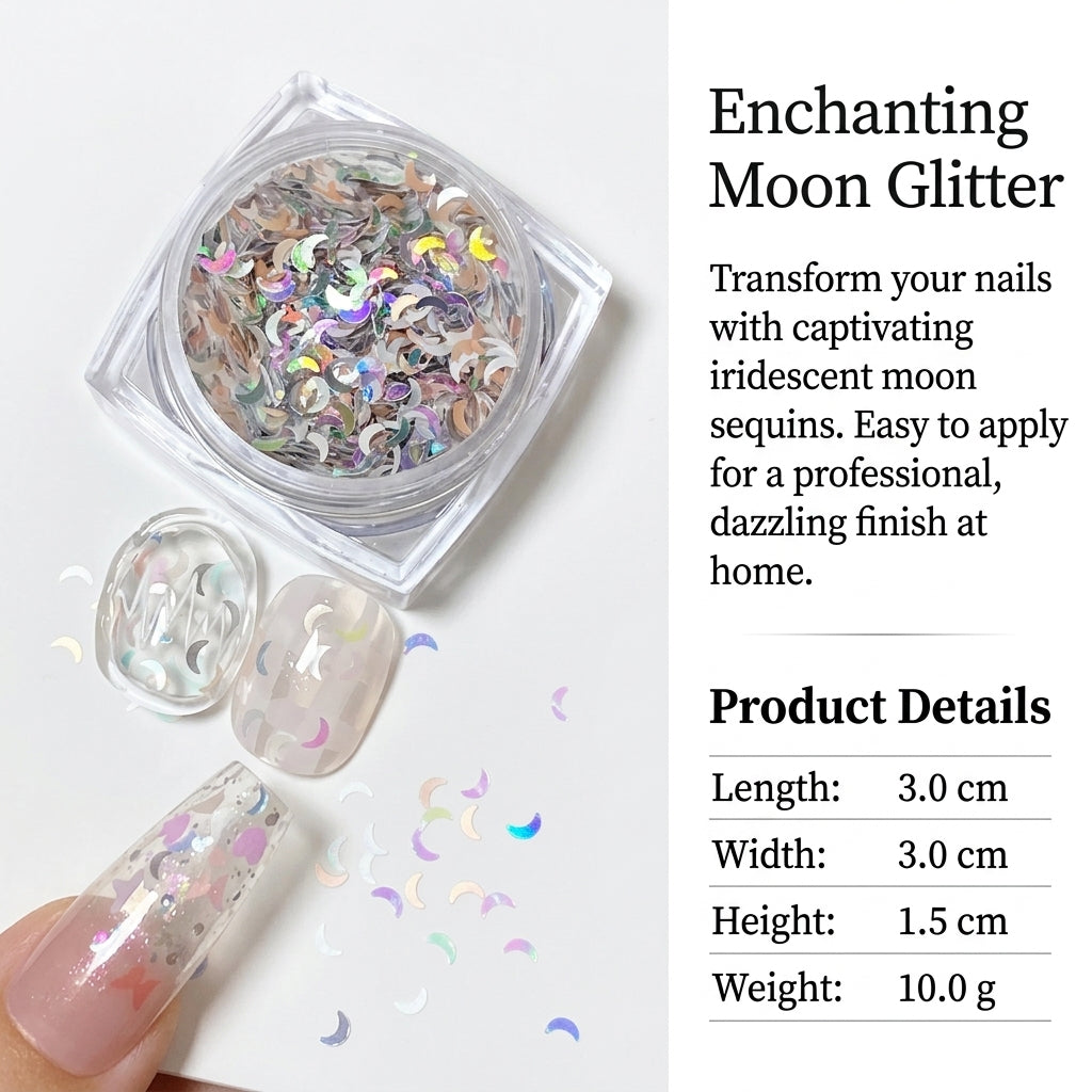 Glitter Sequins for Manicure Decoration, Hollow Star Shaped Moon Butterfly Nail Accessories, Colorful Effect Design for Teens, Pink Themed Supplies
