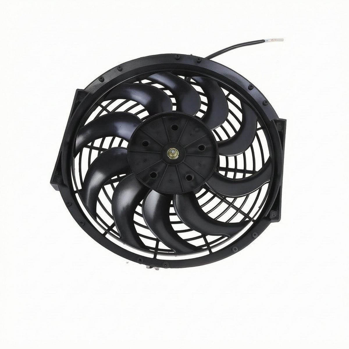 Car Air Conditioning Fan Mounting Holes Car Cooling System Component Fan Vehicle Part Wired Lead Round Frame