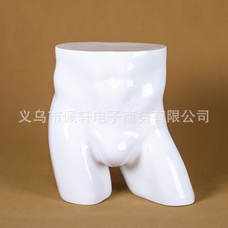 Male Half-Body Mannequin for Pants and Underwear Display