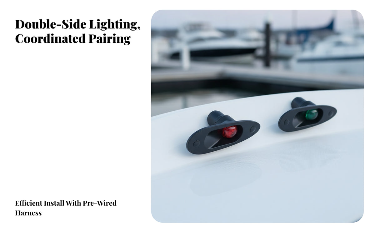 Low-Profile Flush Mount Side Lights