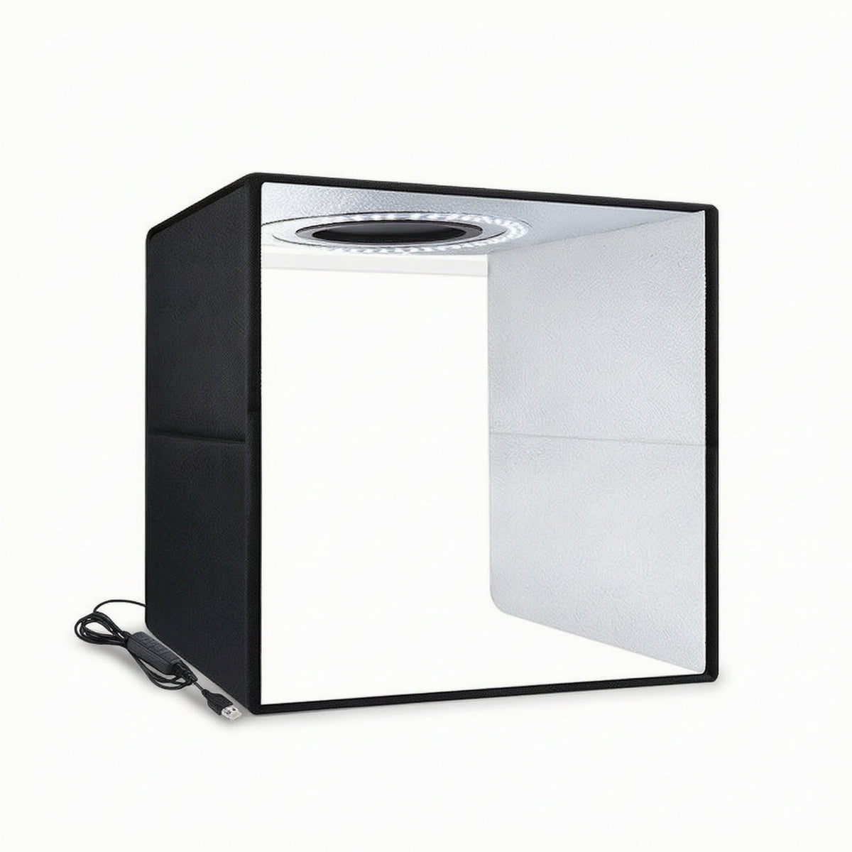 Light Box with Diffusion Cloth Tri-Color Foldable Photo Studio Even for Crafters
