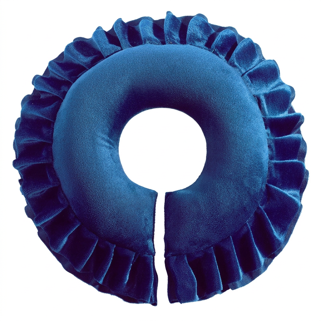 Massage Headrest Bed Face Down Pillow for Massage Tables, Face Cushion for Spa T #variant:Royal Blue