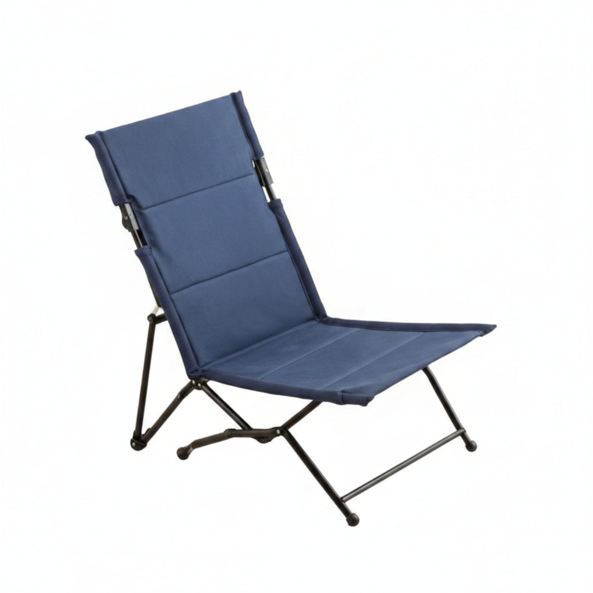 Portable Foldable Chair with Padded Seat Folding Backrest Seat Cushion Compact Cushion Chair Comfortable for Camping, Picnics