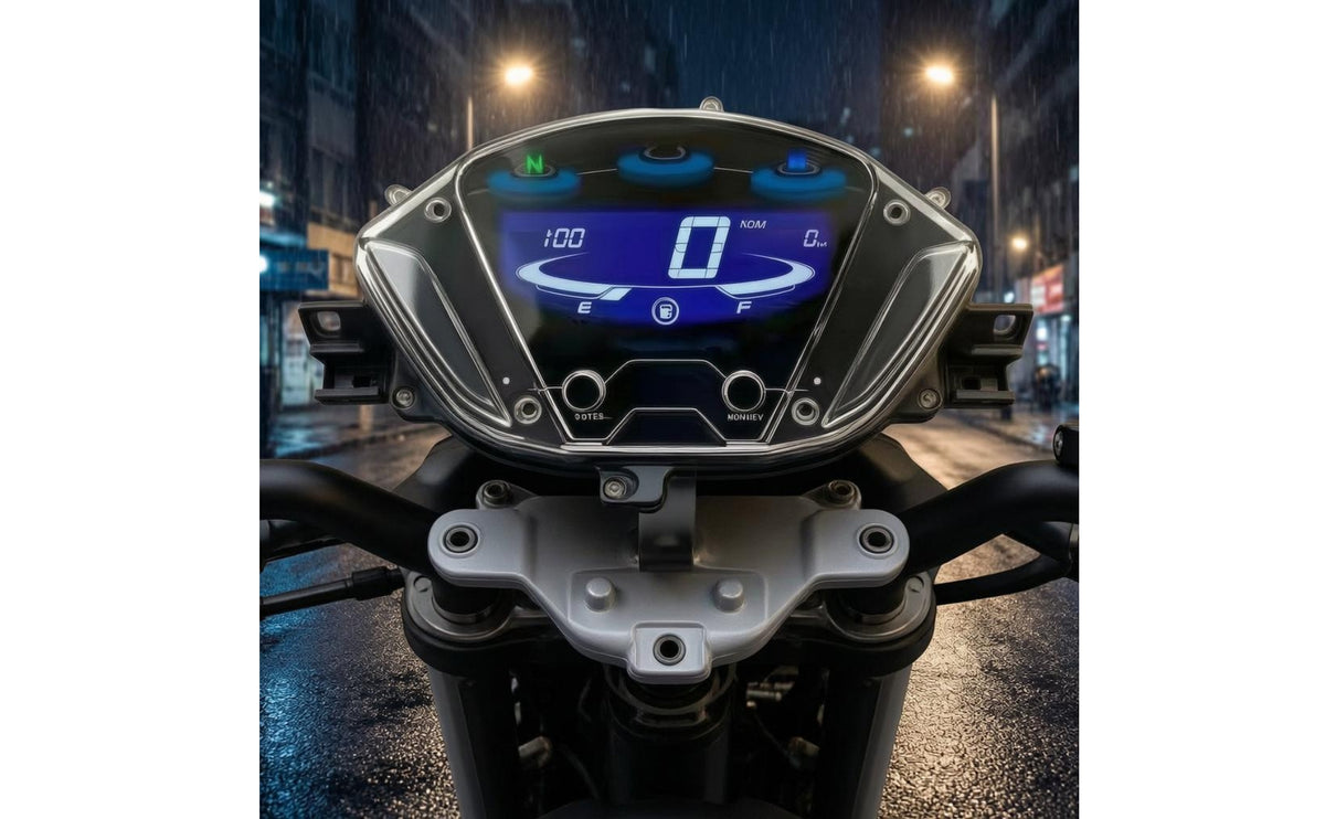 Motorcycle Dashboard Cluster Direct-Connect Digital Display Speedometer Gauge