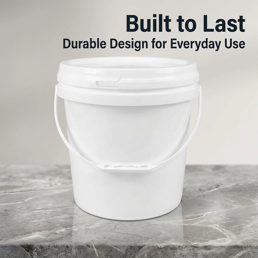 Bucket Lid Handle Storage Container, Food Grade Bucket Lid, Ergonomic Handle Bucket Lid, Thickened Wall Round Storage Bin, Multipurpose Container Lid