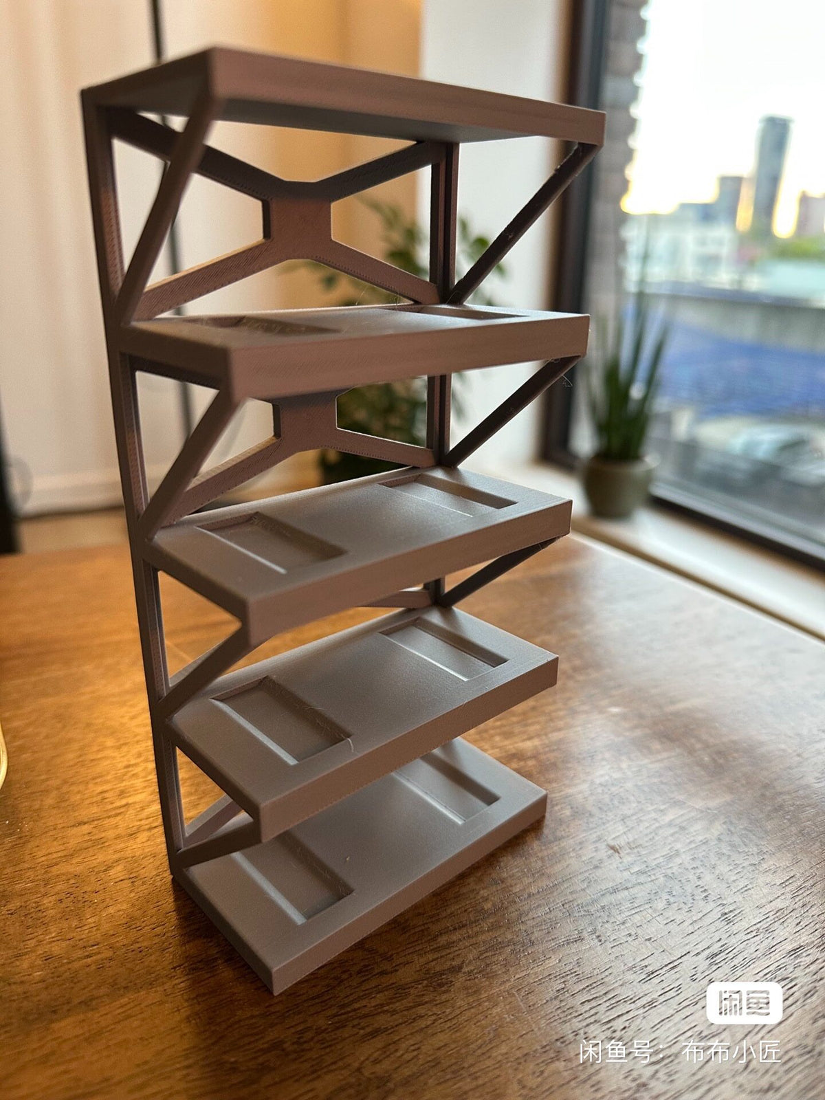 1/64 Scale Car Model Display Stand with X-Frame Design